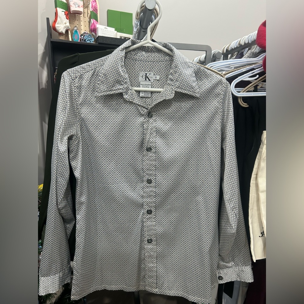 Calvin Klein Men's Geometric Long Sleeve